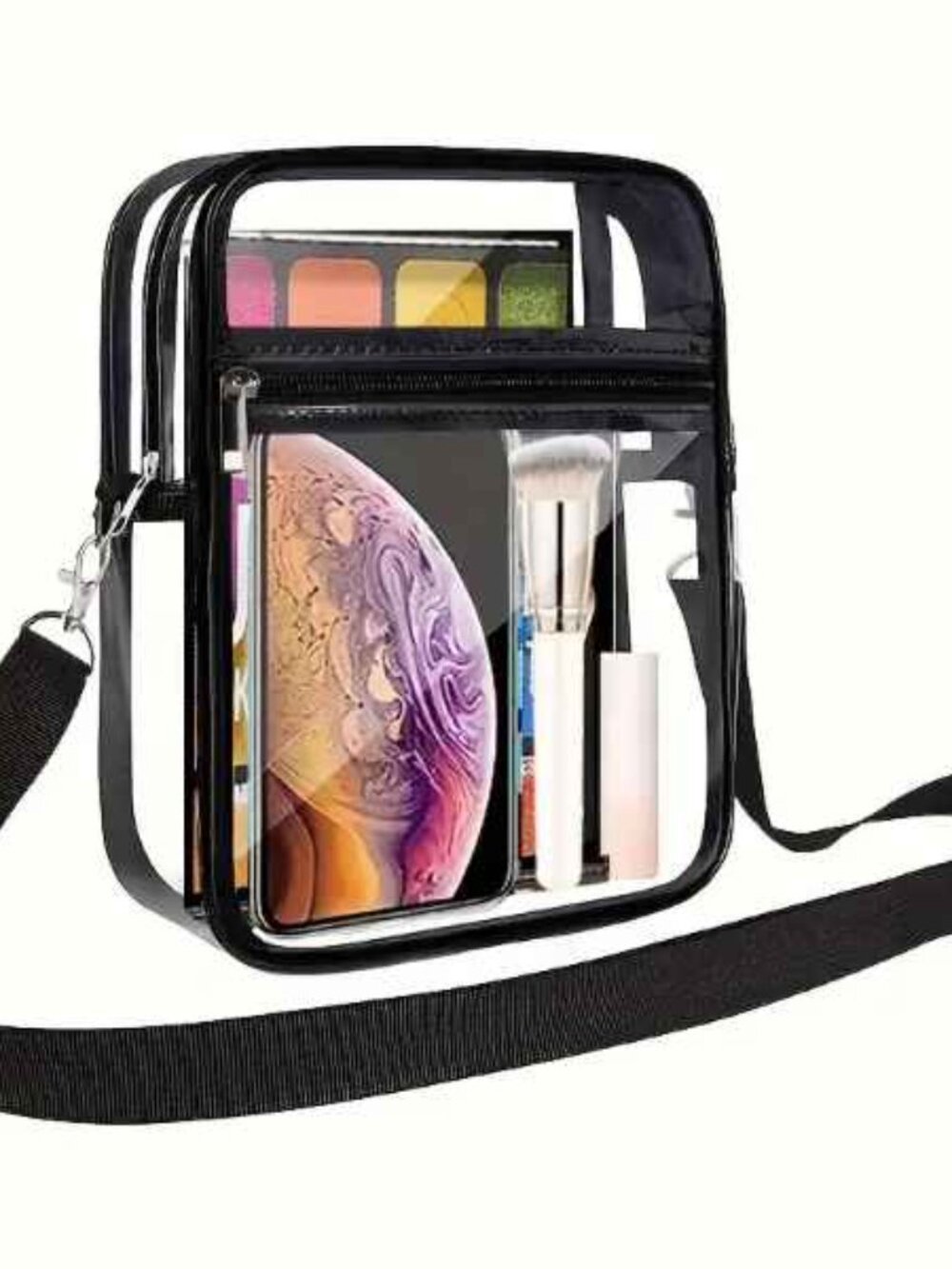 Clear Crossbody Size MD Handbag for Stadium/Concert Events - NWT